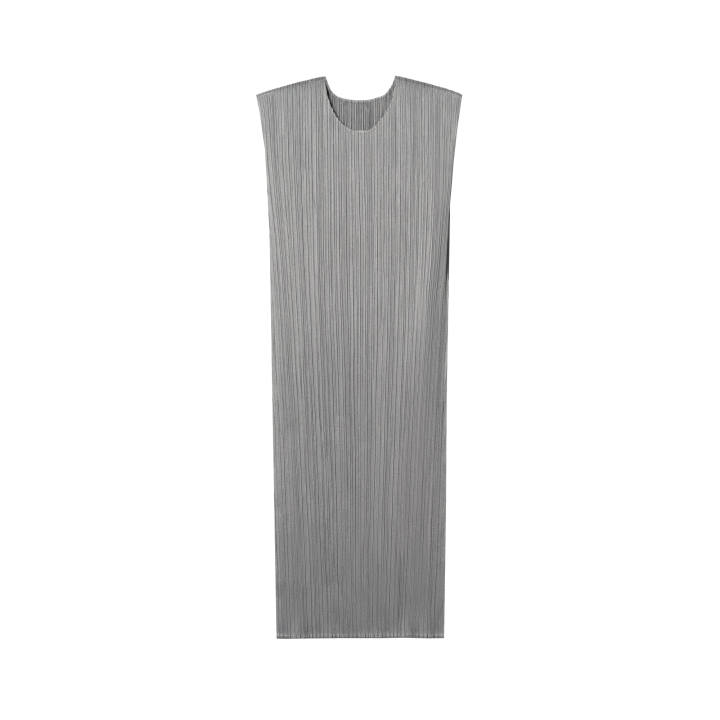 ISSEY MIYAKE ISSEY MIYAKE Sleeveless Dress Women's Gray