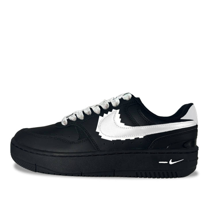 Nike Nike Gamma Force Blackfield Starlight Synthetic Leather Low top Skateboard Shoes Unisex Black