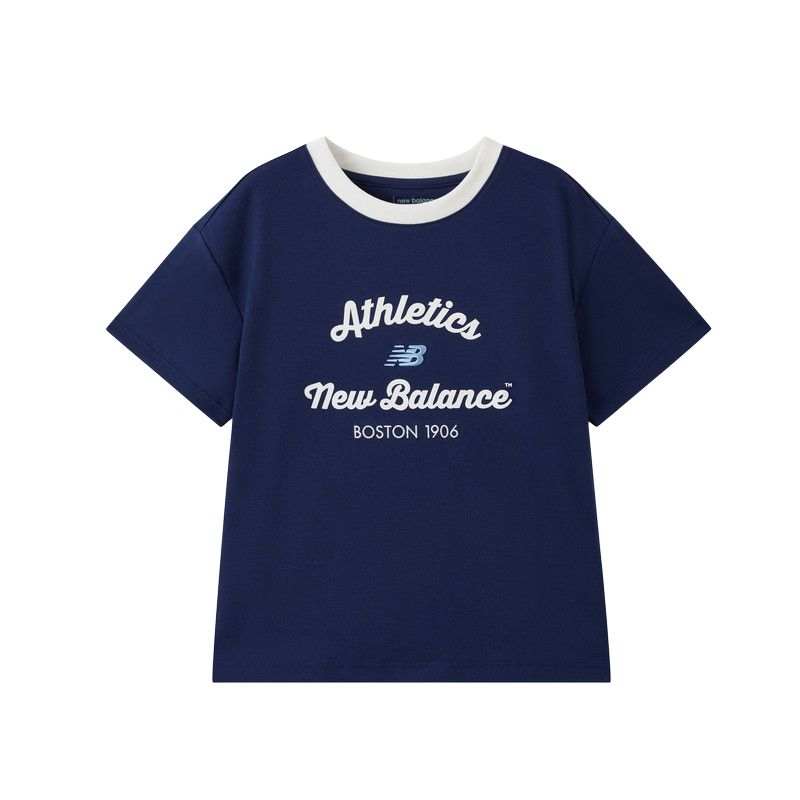 New Balance New Balance Kids T Shirts Crew Neck Moderate
