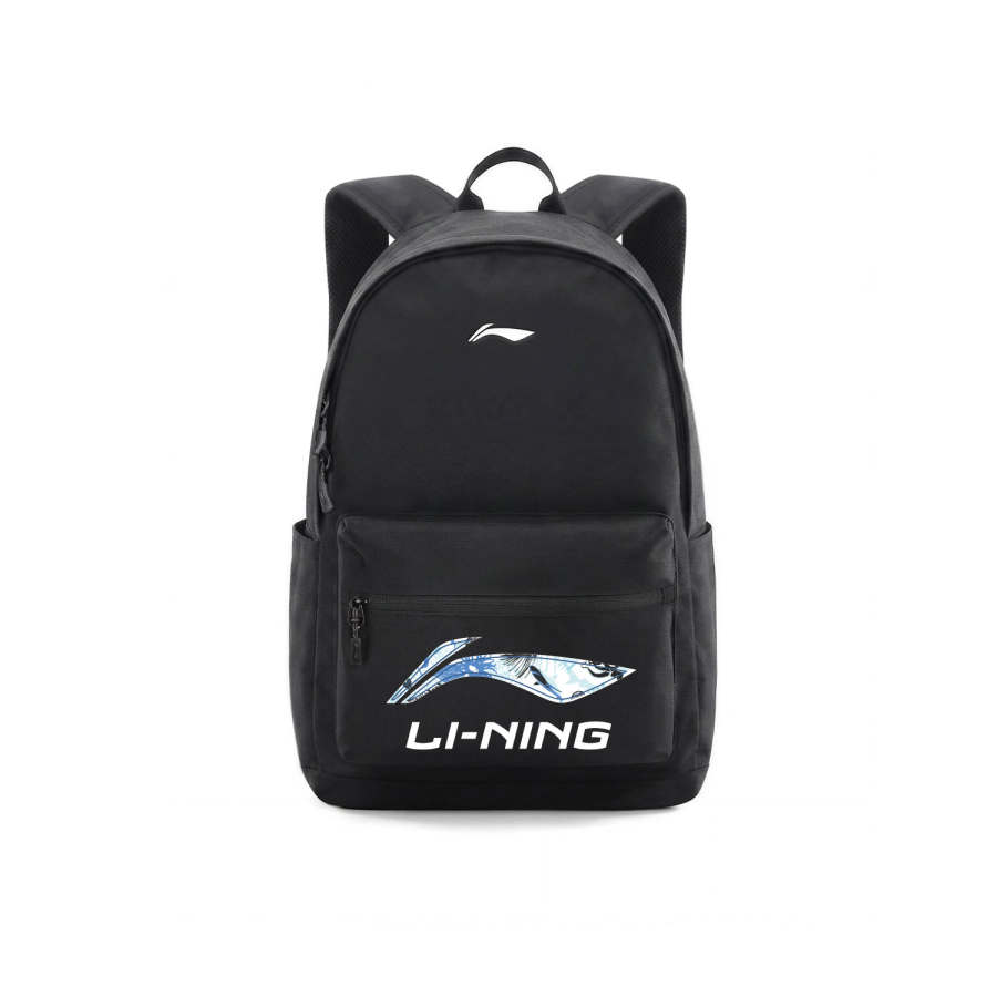 Li-Ning Li Ning Polyester Backpack Unisex Black