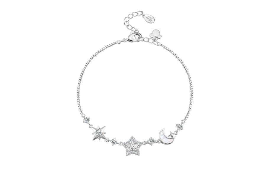 Disney Synthetic Cubic Zirconia Brass Bracelets Women's