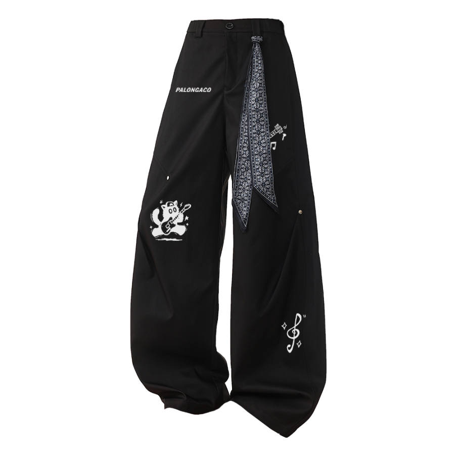 PAL ONGACO Casual Pants Unisex Moderate Scimitar Pants