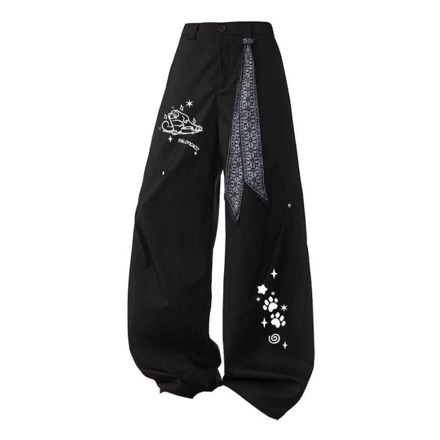 PAL ONGACO Casual Pants Unisex Moderate Scimitar Pants