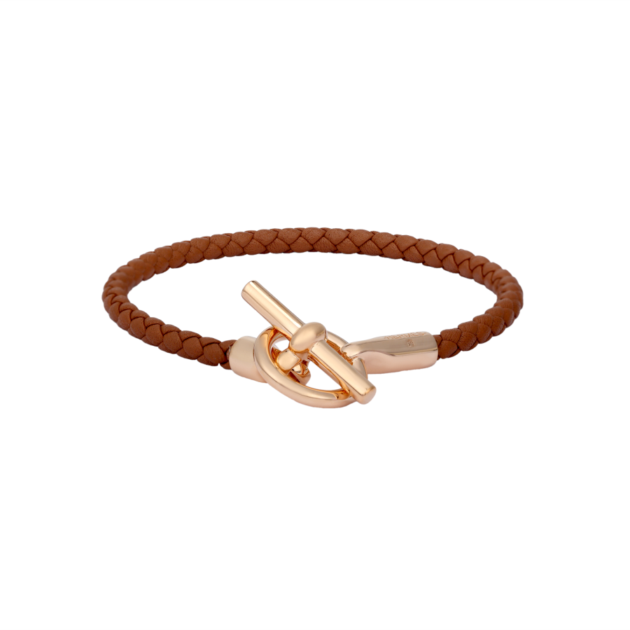 HERMES HERMES Glenan Rose Gold plated Bracelets Unisex