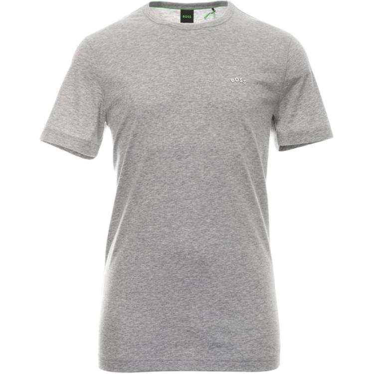 HUGO BOSS T Shirts Men's Gray Crew Neck Moderate