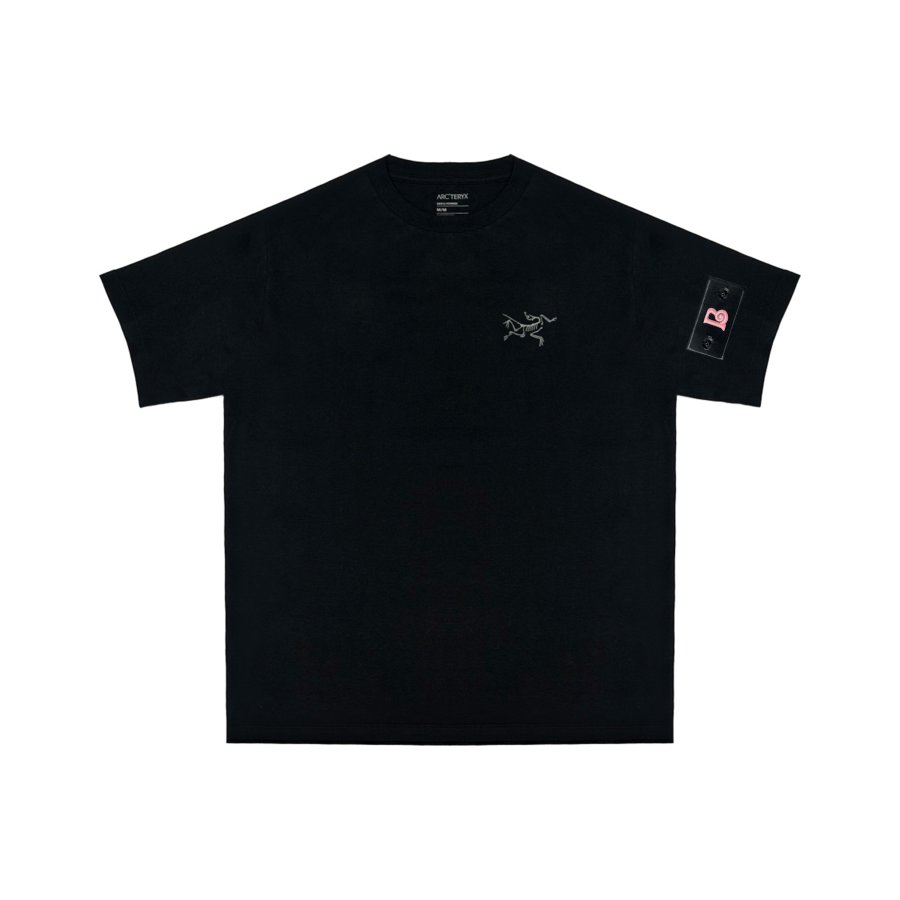 Arcteryx KRAGG T Shirts Unisex Black/Black Crew Neck Moderate