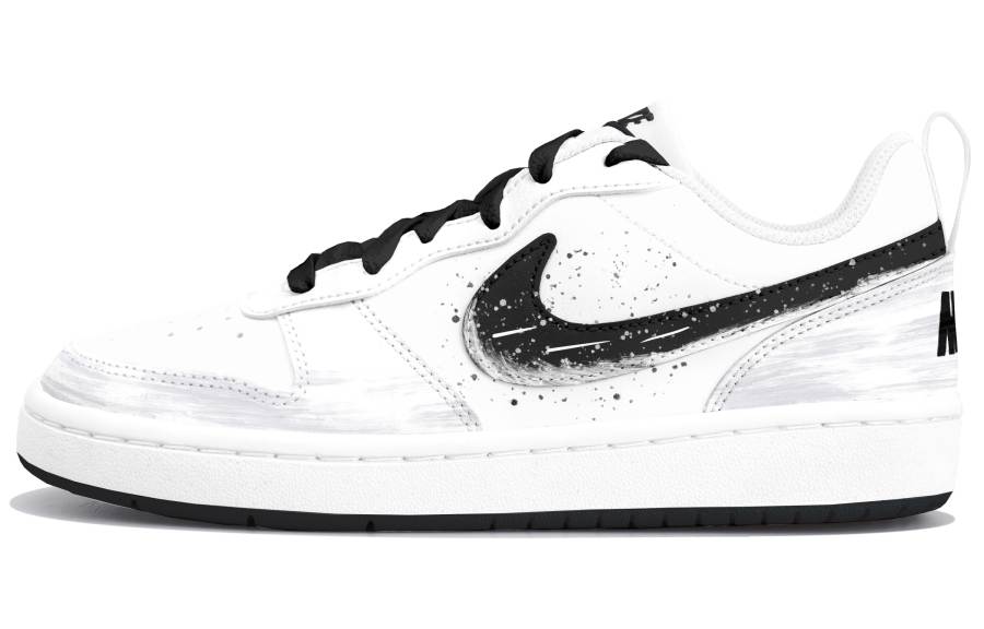 Nike Nike Court Borough Low top Kids' Skateboarding Shoes Black Teenagers