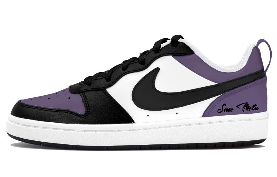 Nike Nike Court Borough Low top Kids' Skateboarding Shoes Black Teenagers