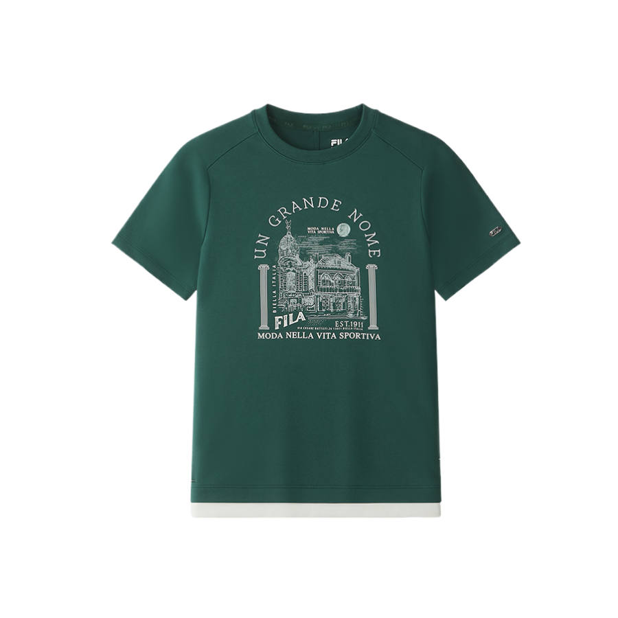 FILA KIDS T Shirts Crew Neck Moderate