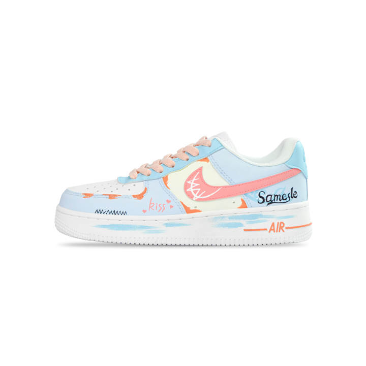 Nike Nike Air Force 1 Same Frequency Heartbeat Low top Skateboard Shoes Unisex