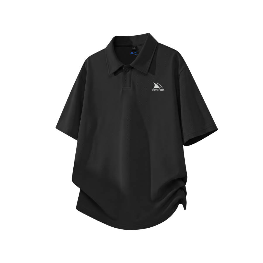 WARRIOR WARRIOR Polo Shirts Unisex Lapel Moderate