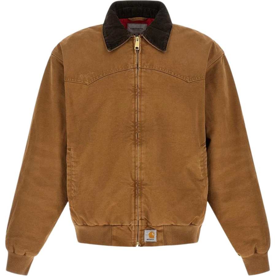 Carhartt Wip Og Santa Fe zip corduroy-collar jacket