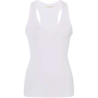 THE ROW Tank Tops Women's White Crew Neck Moderate Nipped In Waist