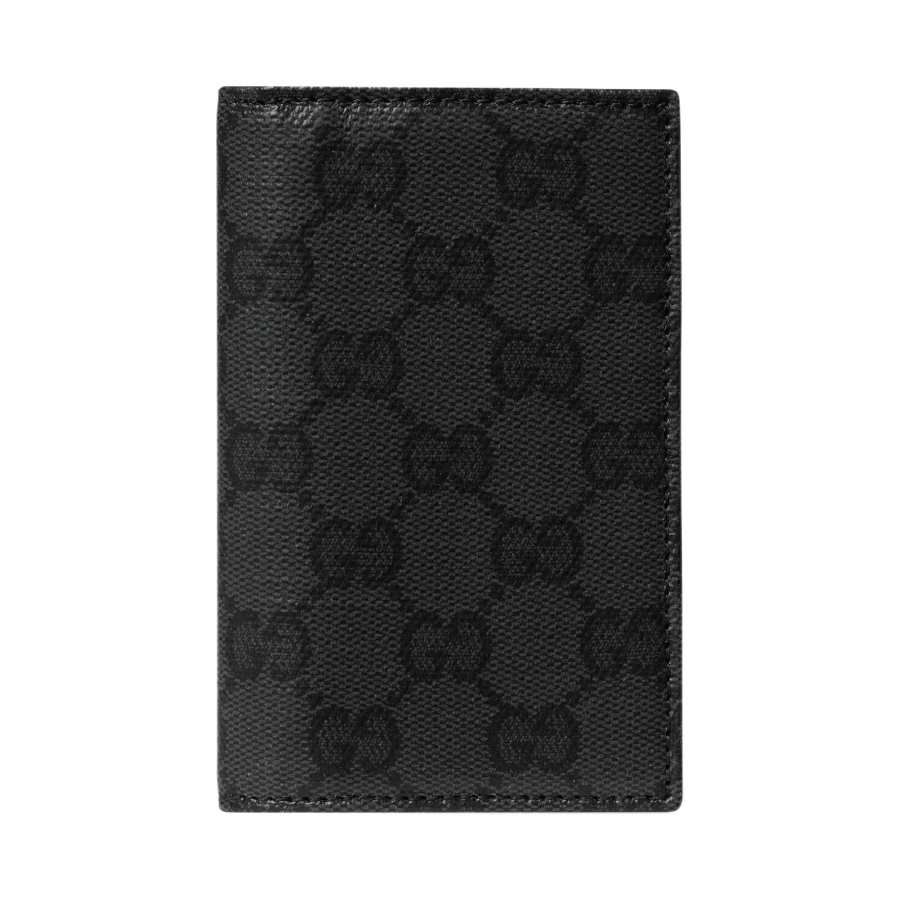 GUCCI Coated Canvas Card Holder Men's Black