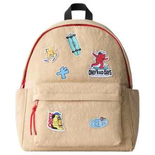 ZARA Polyamide Backpack Unisex Beige