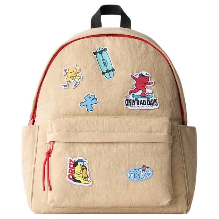 ZARA ZARA Polyamide Backpack Unisex Beige