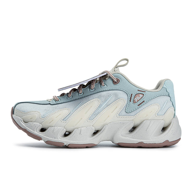 FILA VETTA Abrasion Resistant Lightweight Breathable Low top Chunky Sneakers Women's Fresh Mint Green/Sprout Green