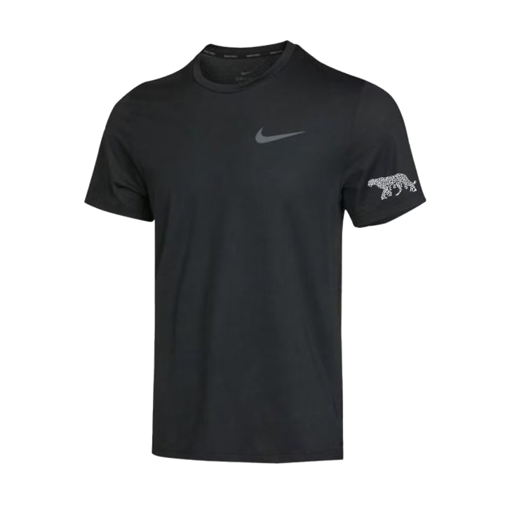 Nike Nike Dri Fit T Shirts Unisex Black Crew Neck Moderate