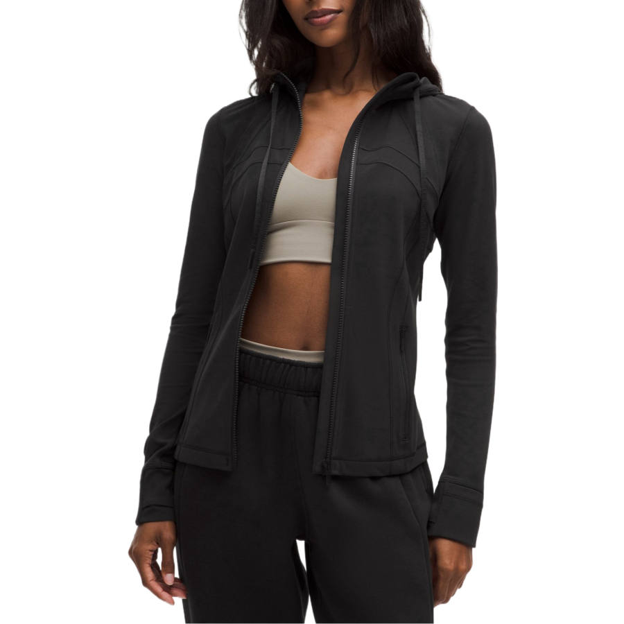 Lululemon Yoga Jackets Women's Hooded Non Detachable Moderate Nipped In Waist