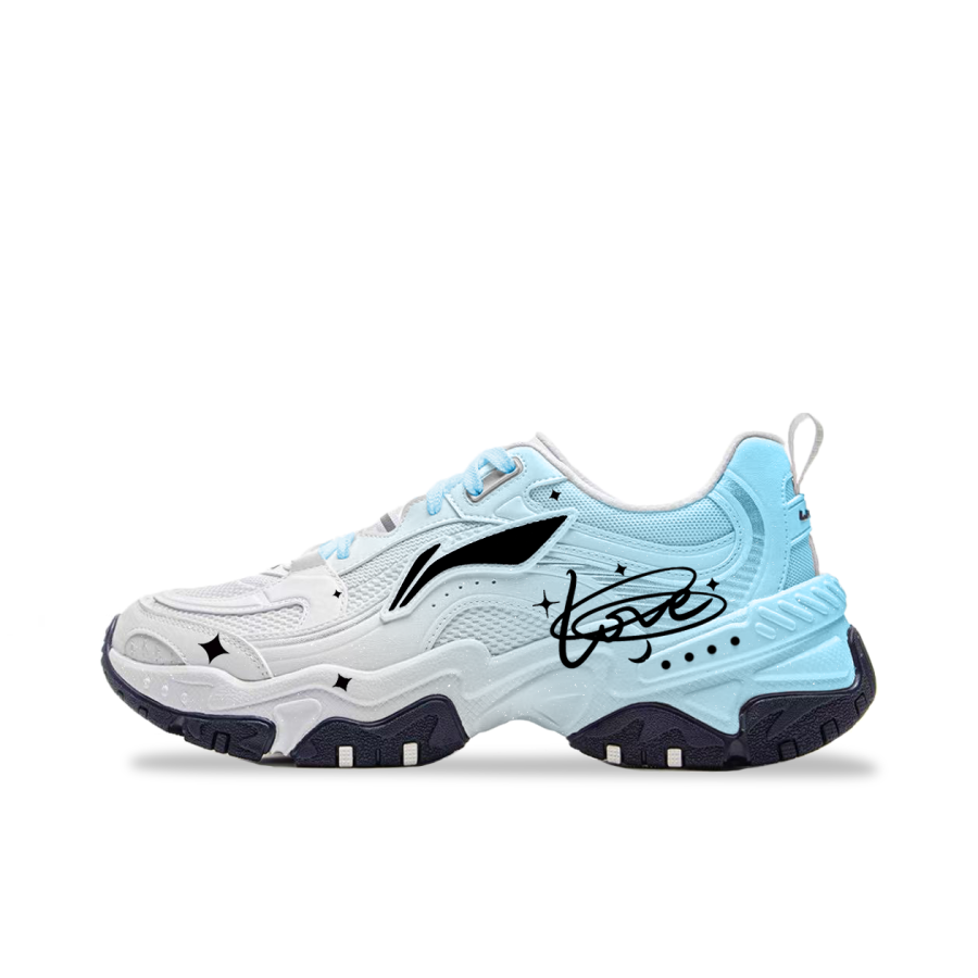 Li-Ning Li Ning Brown Sugar Cushioning Height Increasing Rebound Low top Casual Shoes Men's White