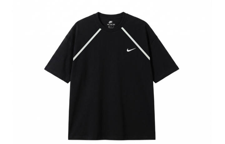 Nike Nike Sportswear T Shirts Men's Black Crew Neck Moderate