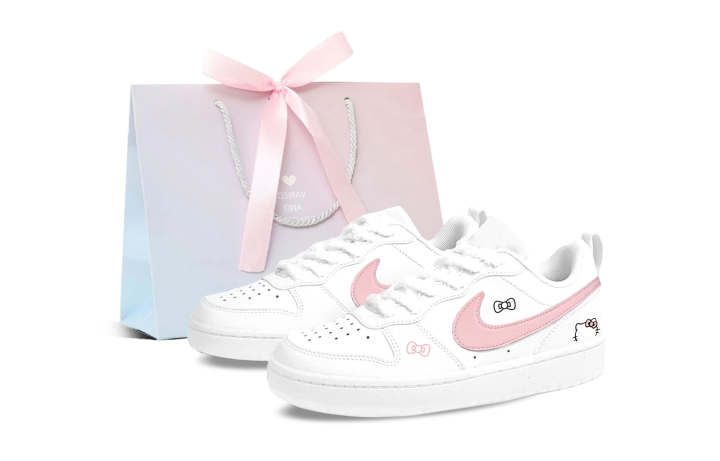 Nike Nike Court Borough Low top Skateboard Shoes Women's Pink