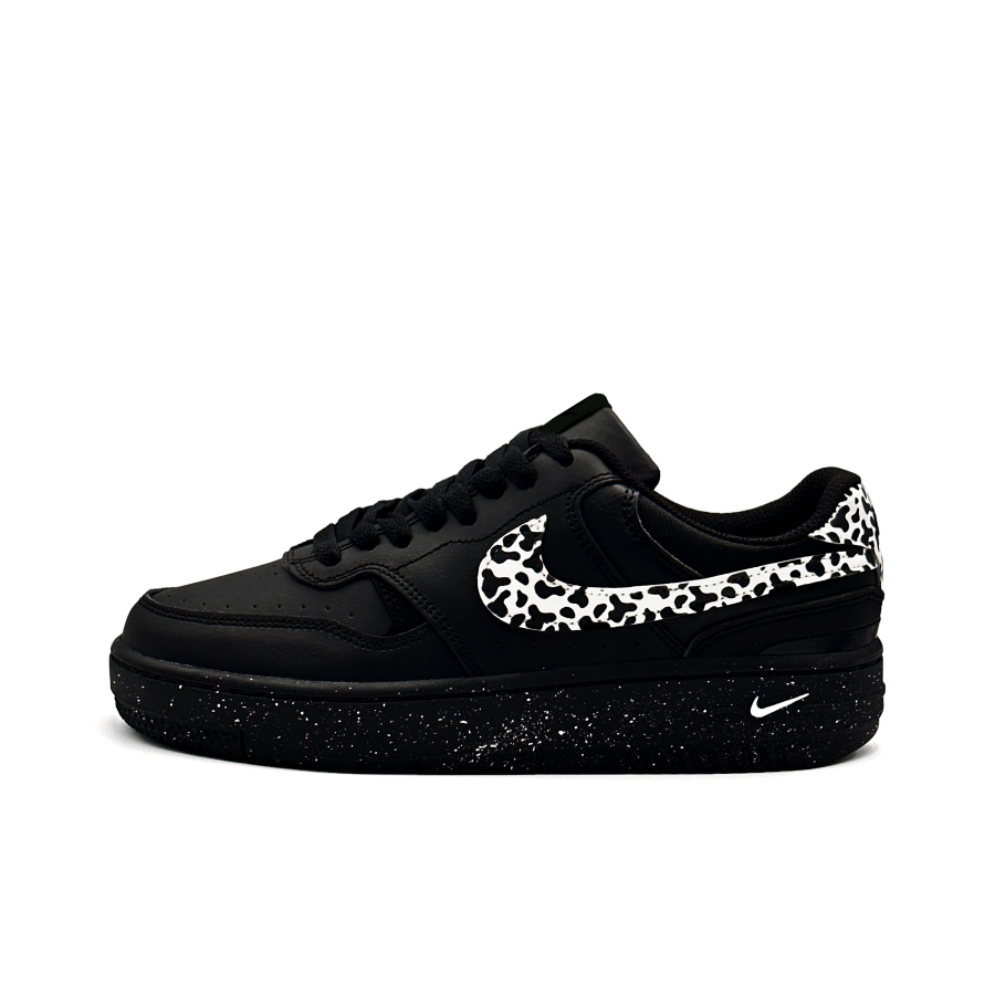 Nike Nike Gamma Force Black White Knows White And Guards Black Low top Skateboard Shoes Unisex Black White