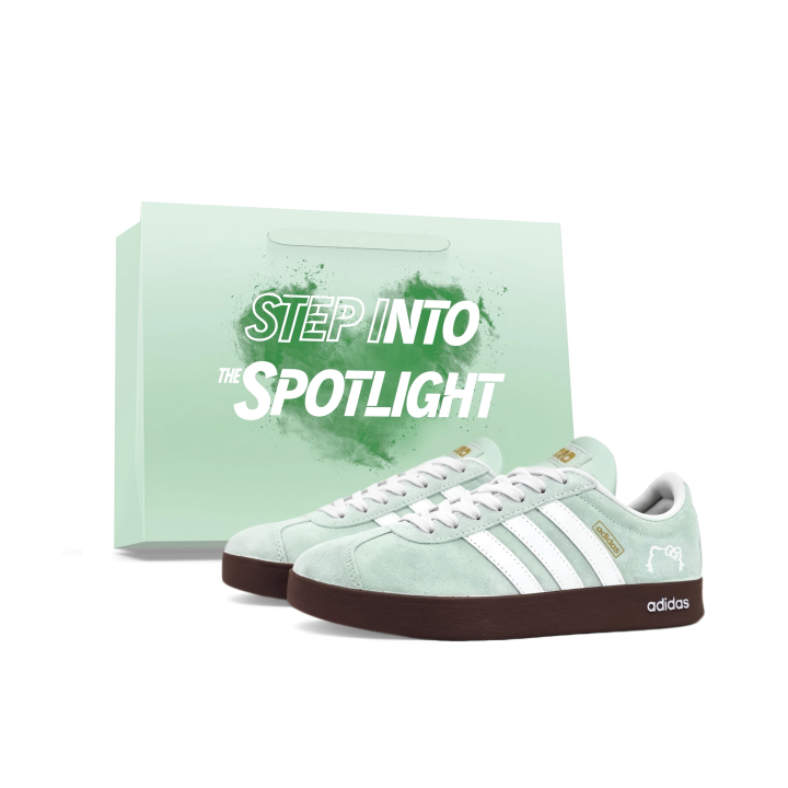 Adidas Adidas VL COURT 2.0 Mint Kitten Low top Skateboard Shoes Unisex White Green