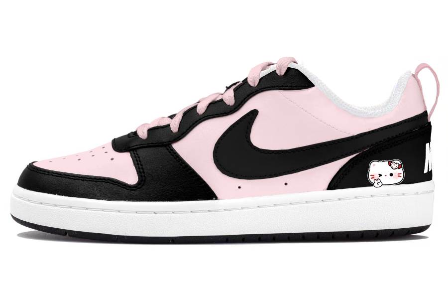 Nike Nike Court Borough Kids' Skateboarding Shoes Black Teenagers