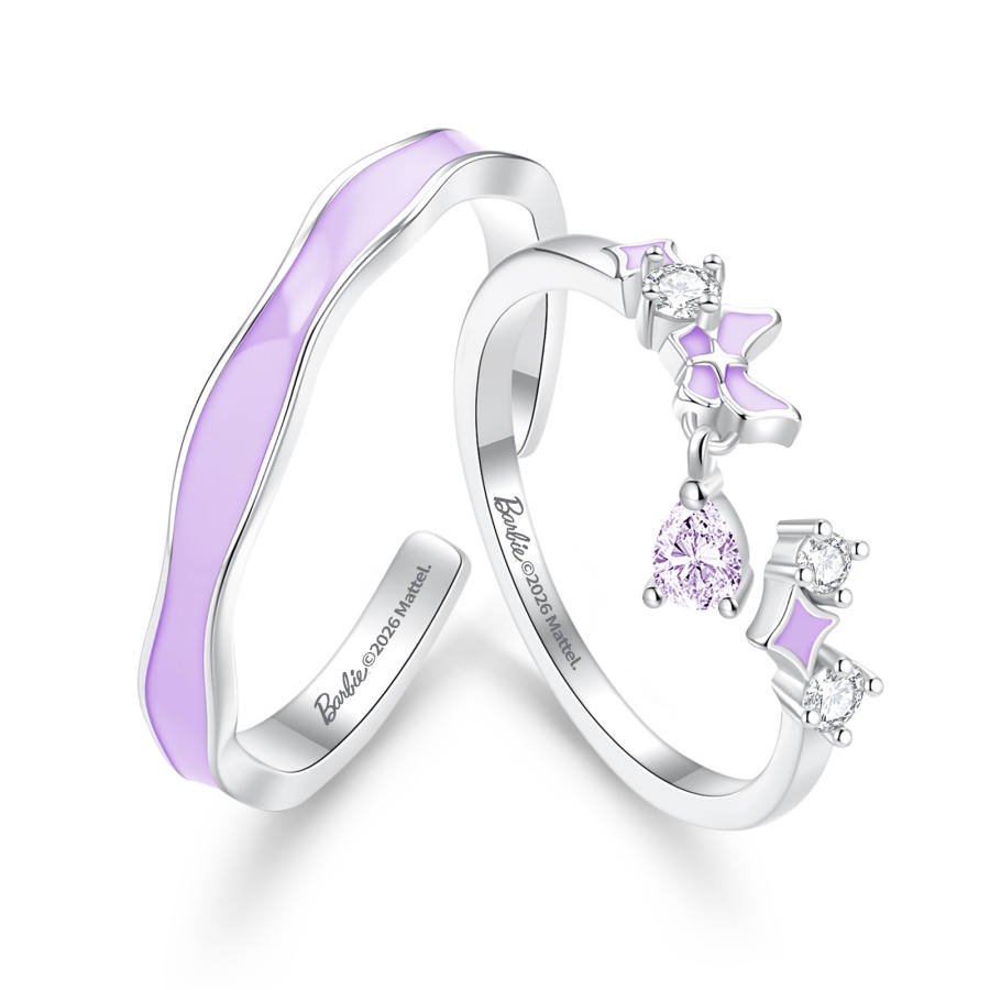 Barbie Barbie Artificial Crystal Rings Unisex