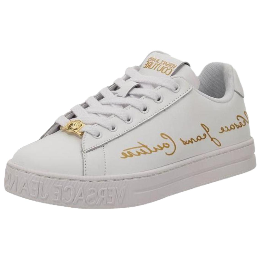 VERSACE JEANS COUTURE Low top Skateboard Shoes Women's White