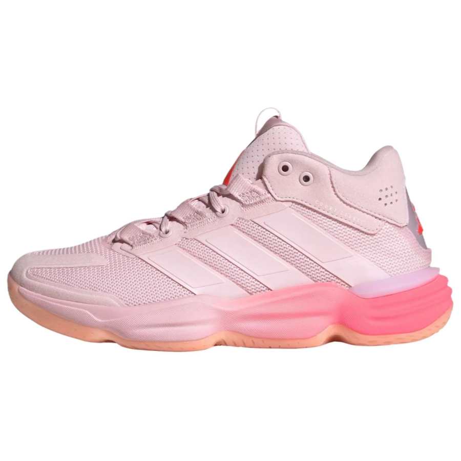 Adidas Adidas COURT STABIL Support Abrasion Resistant Breathable Low top Volleyball Shoes Women's Pink