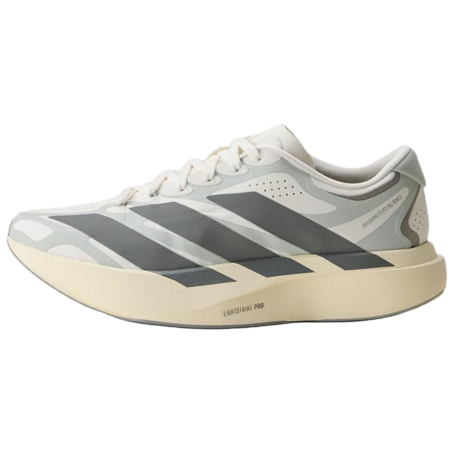 Adidas Adidas Adizero Evo SL Slip Resistant, Abrasion Resistant, Support, Rebound Running Shoes Women's White Gray
