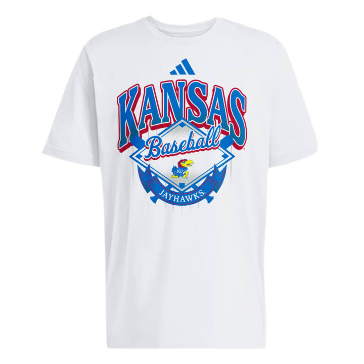 Adidas Adidas T Shirts Men's White/Multicolor Crew Neck Moderate