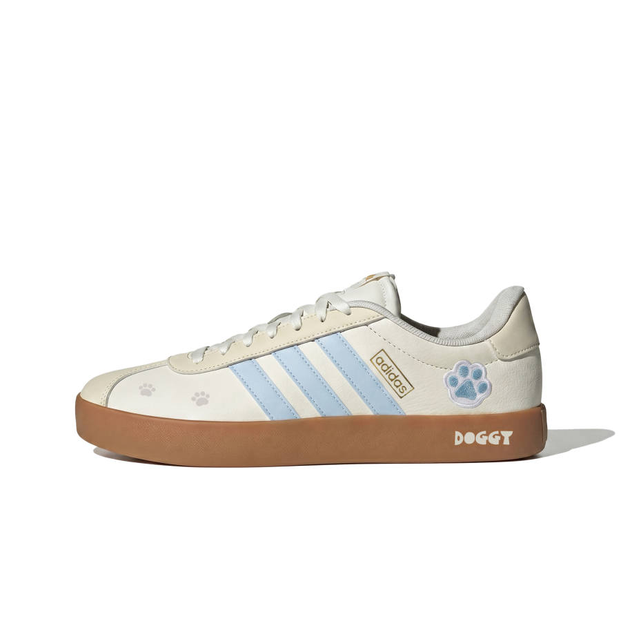Adidas Adidas VL COURT 3.0 Cream Cute Claw German Army Trainers Unisex White