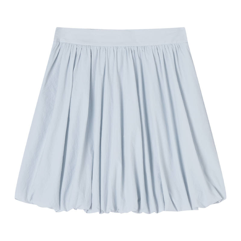 XIANGYING Casual Short Skirts Women's Nautical Blue Thin A Line Skirt