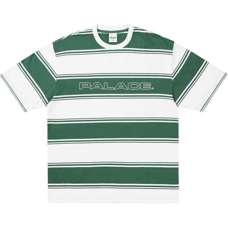 PALACE 2026 SS26 Drop3 TIDY STRIPE T SHIRT GREEN T Shirt Unisex