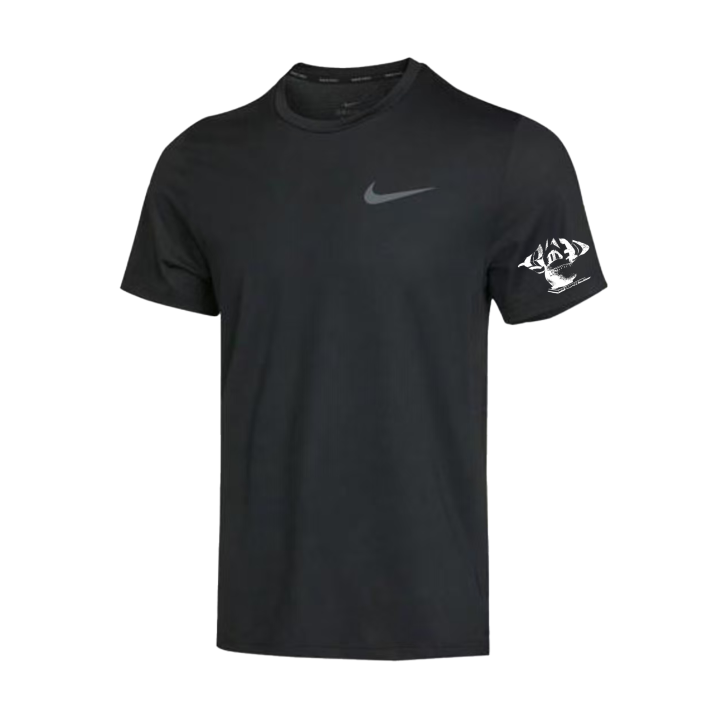 Nike Nike Dri Fit T Shirts Unisex Black Crew Neck Moderate