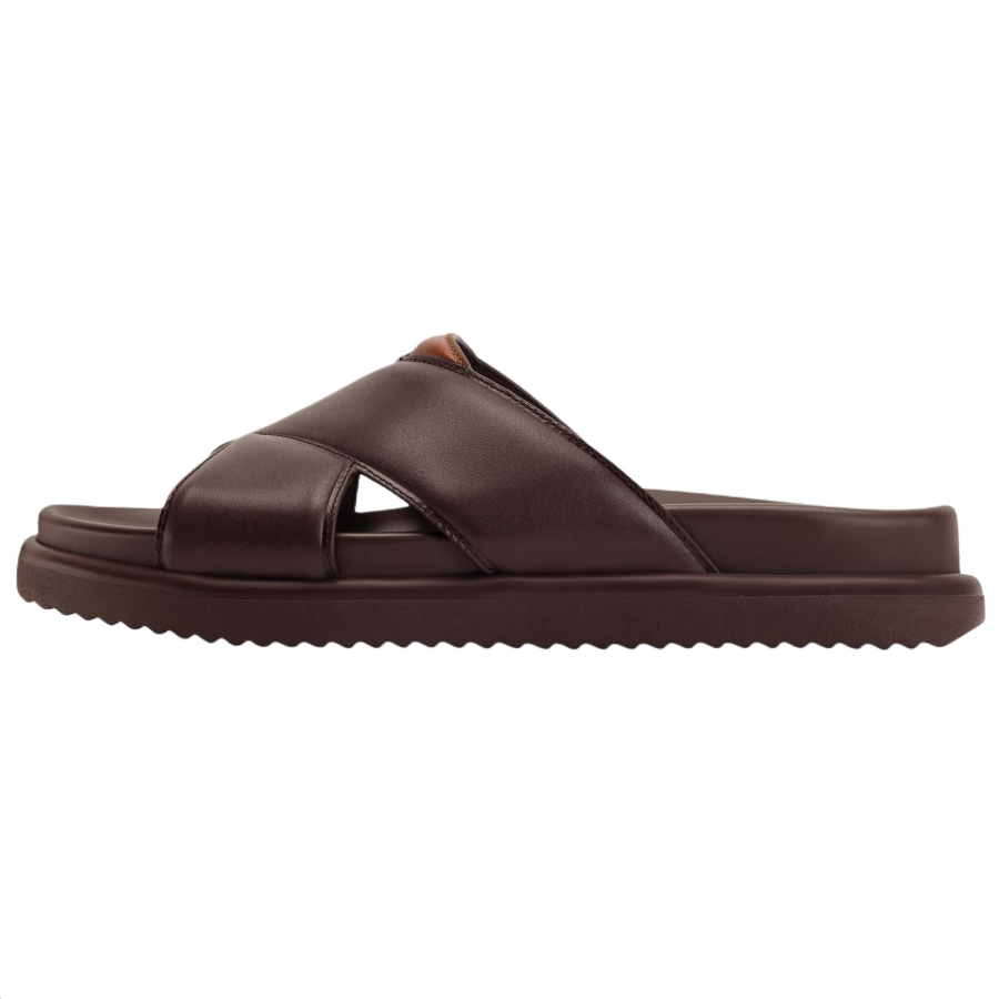 LOUIS VUITTON LOUIS VUITTON Initials Slide Slippers Men's Brown