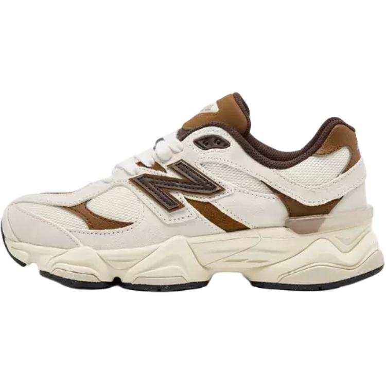 New Balance New Balance NB 9060 Synthetic Leather Kids' Running Shoes White Brown Unisex