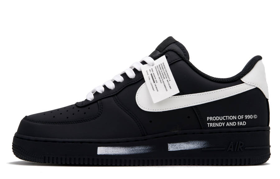 Nike Nike Air Force 1 Chocolates, Soul Creation Low top Skateboard Shoes Unisex Black White