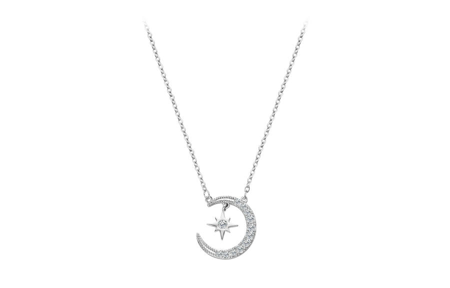 Disney Synthetic Cubic Zirconia Brass Necklaces Women's