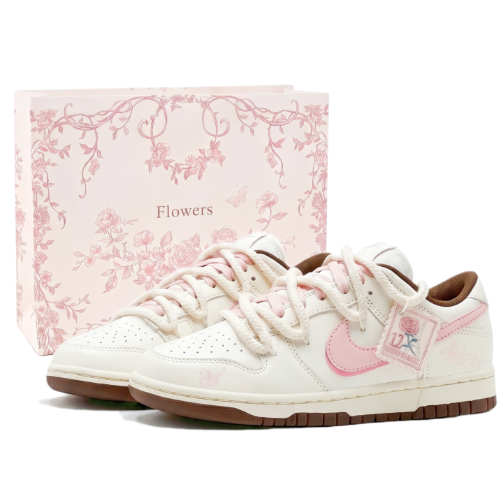 Nike Nike Dunk Slip Resistant Cushioning Abrasion Resistant Lightweight Height Increasing Low top Skateboard Shoes Women's