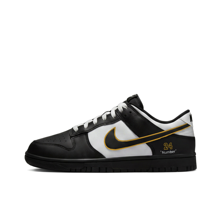 Nike Nike Dunk Mamba Seal Leather Low top Skateboard Shoes Men's Black White