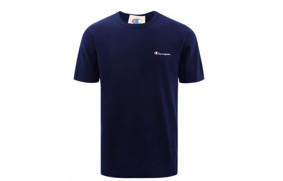 Champion Champion T Shirt US Version Unisex Navy Blue
