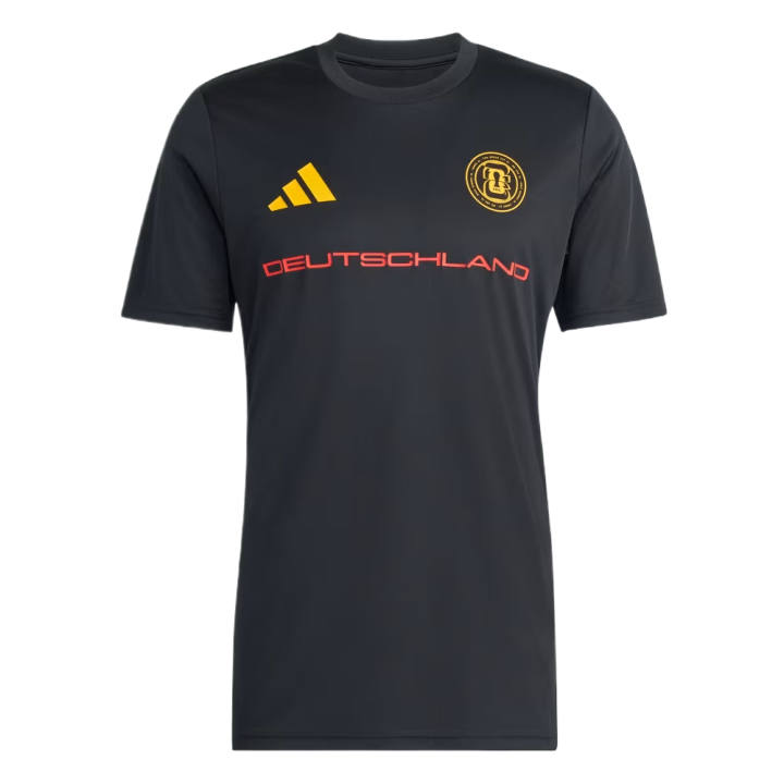 Adidas Adidas Soccer Jerseys Men's Black Crew Neck Moderate