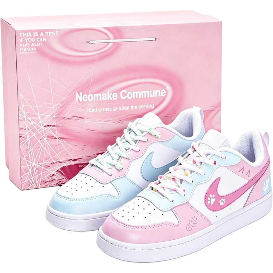 Nike Nike Court Borough Leather Slip Resistant Cushioning Abrasion Resistant Breathable