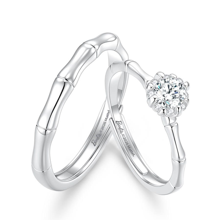 Barbie Barbie Artificial Crystal Rings Unisex