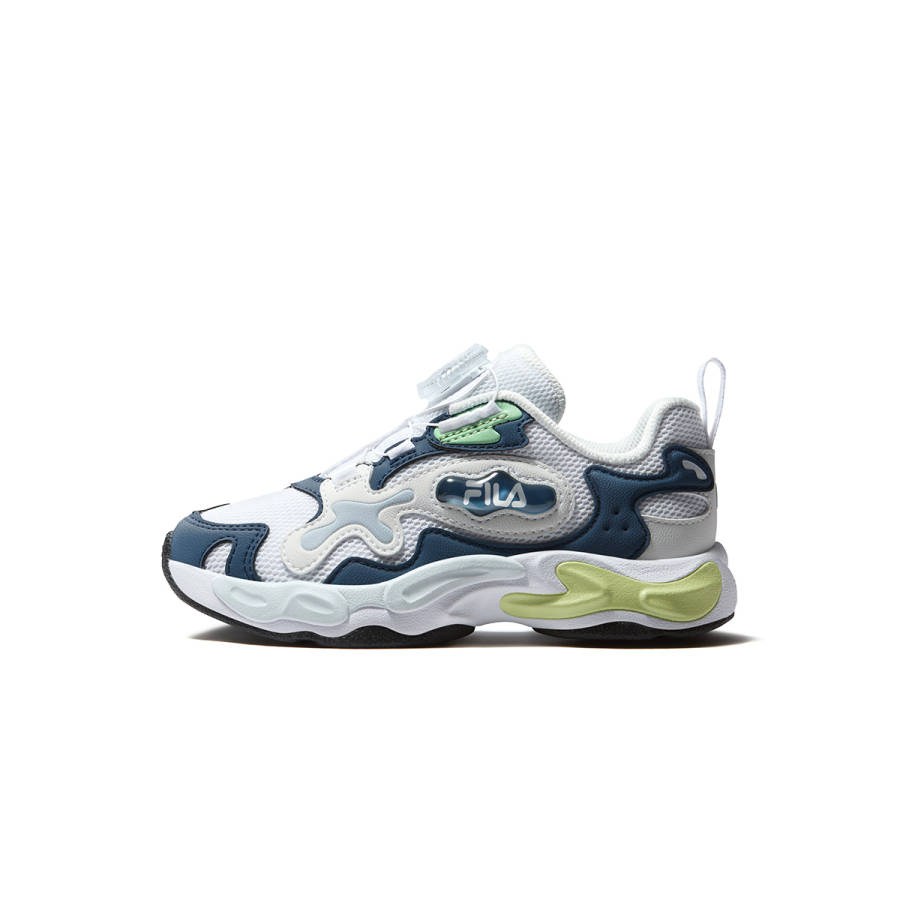 FILA KIDS Heritage FHT Synthetic Leather, Textile Slip Resistant Cushioning Abrasion Resistant Breathable Low top