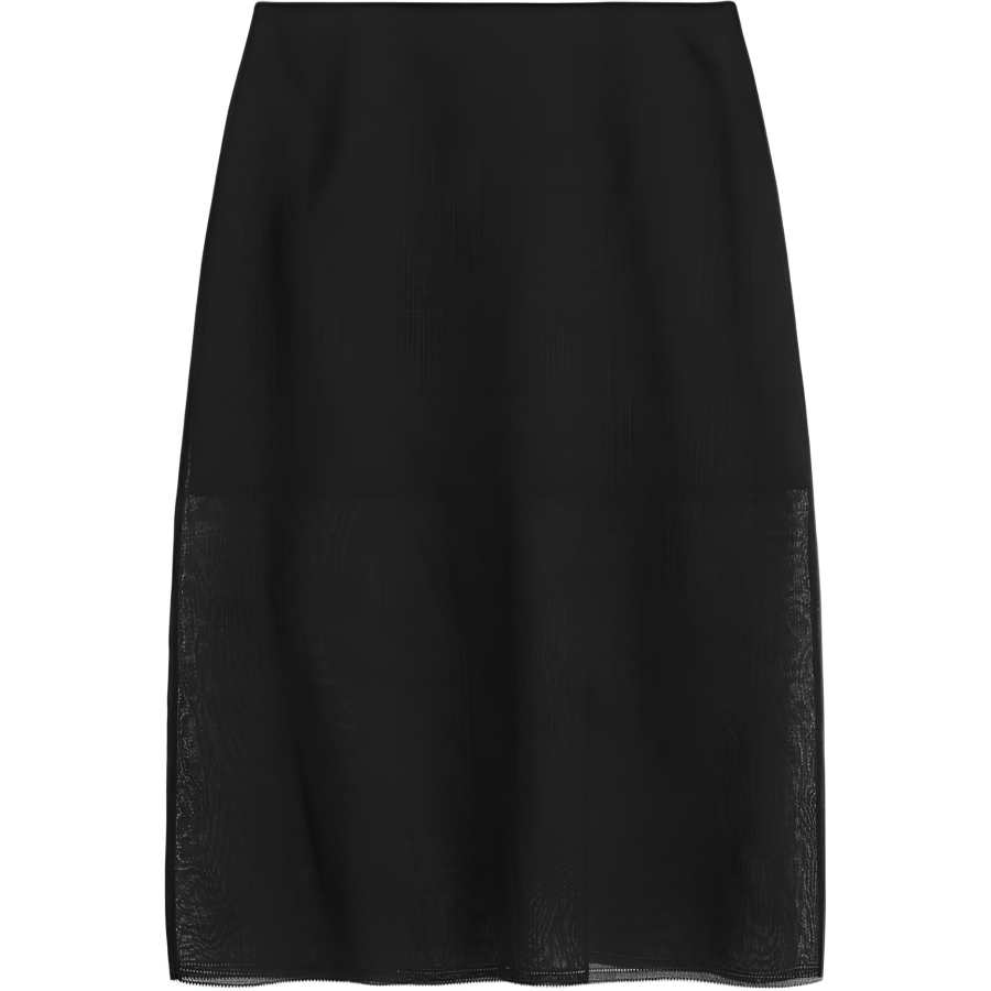 COS Casual Long Skirts Women's Black Thin Midi Skirt Other